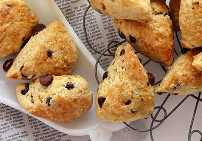 Chocolate Chip Breakfast Scones