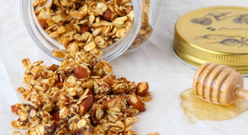 Cinnamon, Date, and Almond Granola