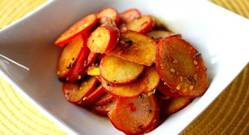 Radish-Ginger in Lime Juice : Hot