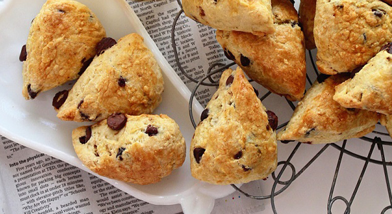 Chocolate Chip Breakfast Scones