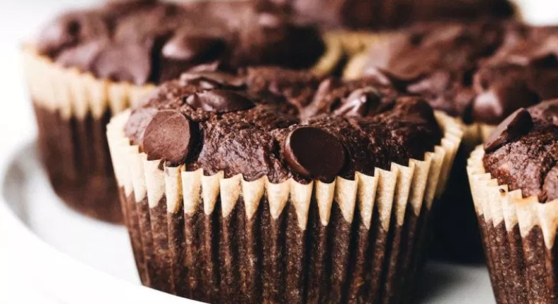 Double Chocolate Hazelnut Muffins