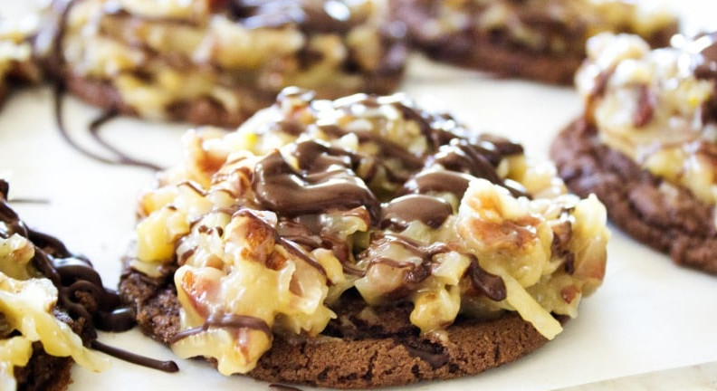 German Chocolate Cake Cookies